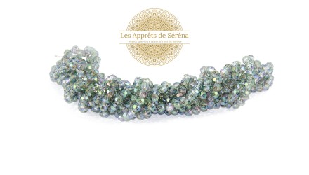 copy of 50 Perles abaques à facettes 8x6mm bleu opale