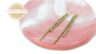 pendentif strass laiton