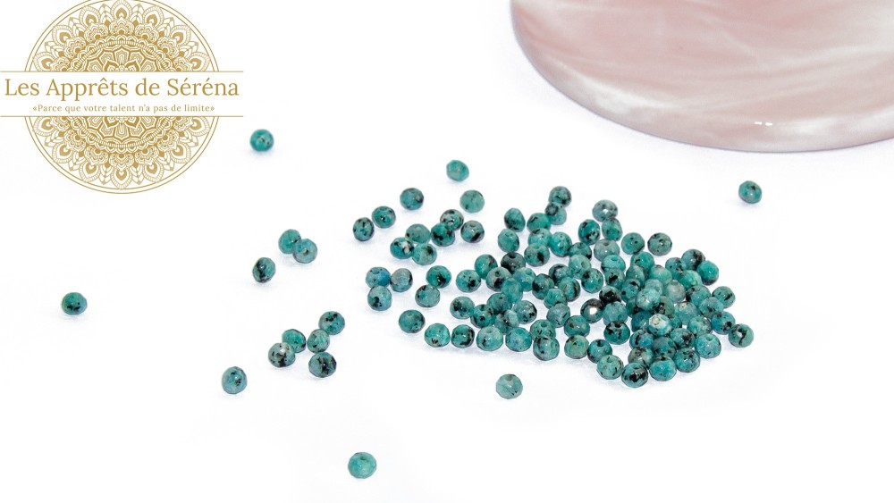 facettes 4x2mm en jade de malaisie verte