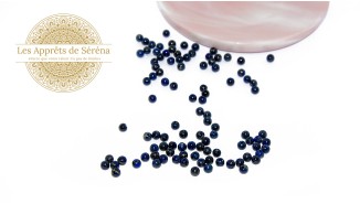 copy of 30 Perles 6mm à facettes en agate bleu à rayures grade A