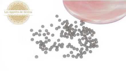 abaques à facettes 4x3mm grise opale