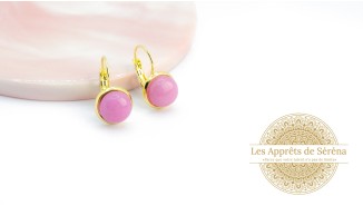 supports cabochons 10mm en acier 304 doré