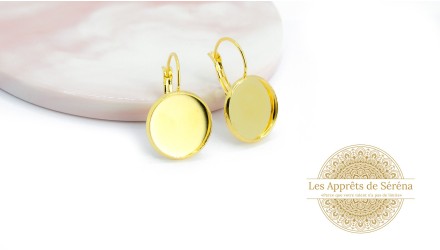 copy of Dormeuses supports cabochons 10mm en acier 304 argent