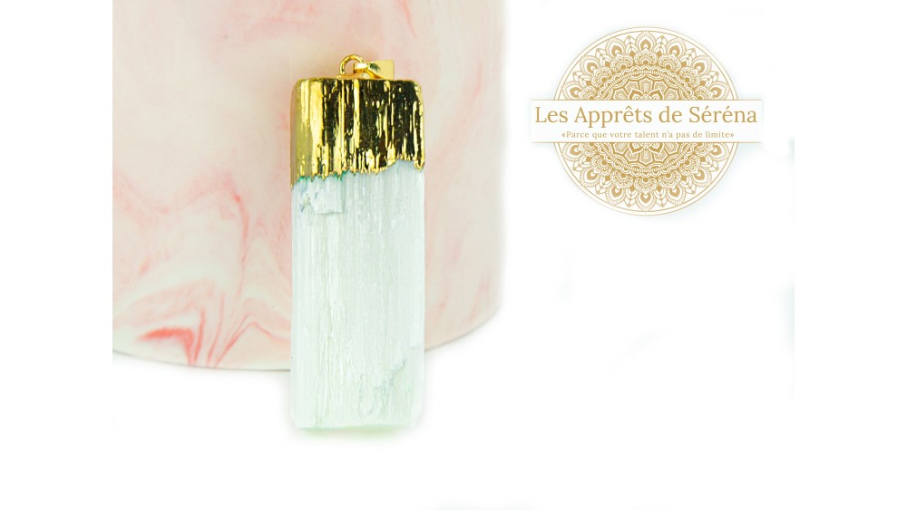 pendentif sélénite