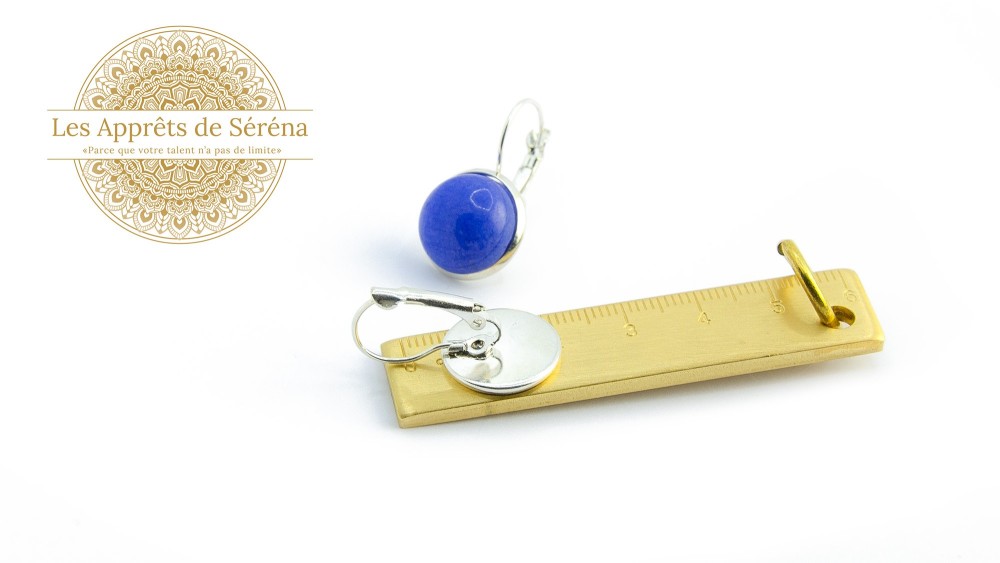 Dormeuses supports cabochons