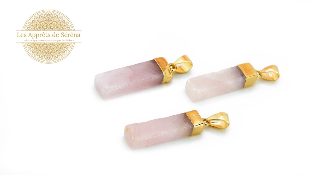 pendentif quartz rose