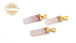 pendentif quartz rose