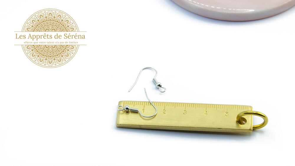 copy of Crochets d'oreilles en laiton doré