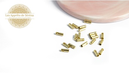 copy of Embouts pour cordon 1mm acier 304 platine