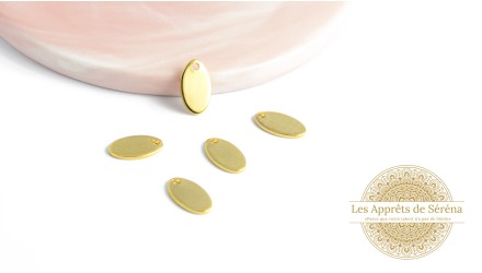 10 sequins ovales