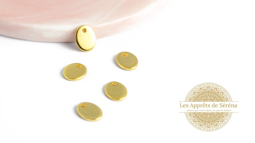 SEQUIN OVALE 9MM