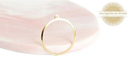 Pendentif cercle en acier