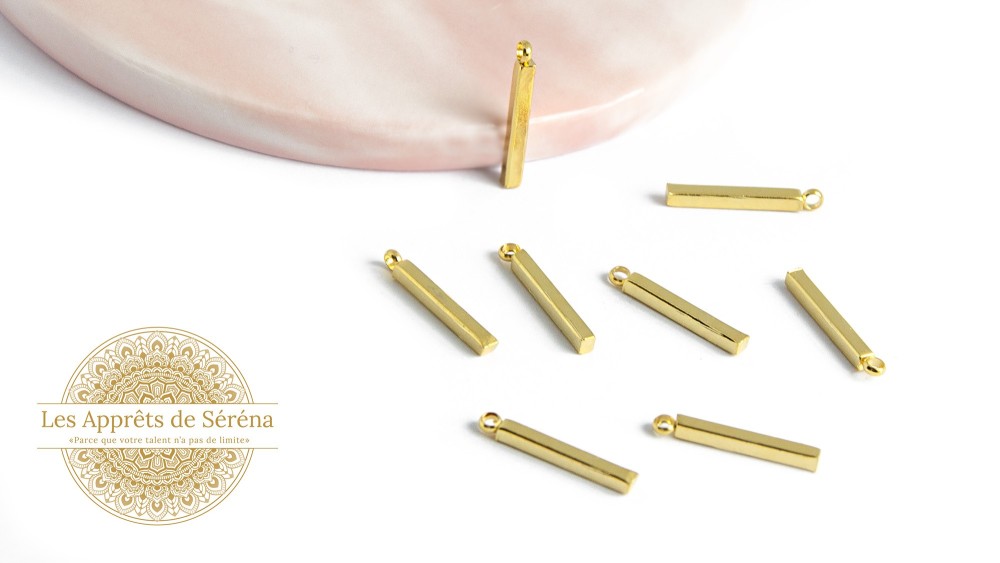 pendentif baguette acier