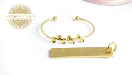 bracelet support laiton