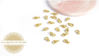 Fermoirs mousquetons 10mm