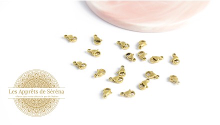 Fermoirs mousquetons 9mm