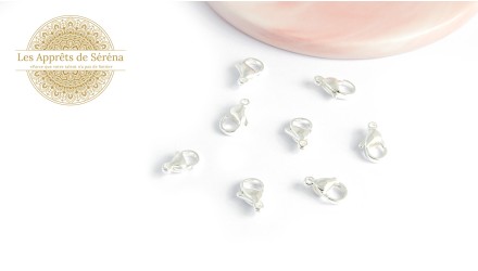 Fermoirs mousquetons 10mm acier 304