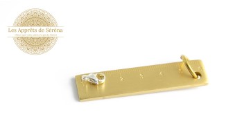 copy of Fermoirs mousquetons 9mm acier 304 doré