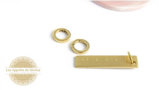 ronds à ressort 20mm en acier 304 dorure IP