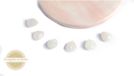 Perles goutte à facettes
