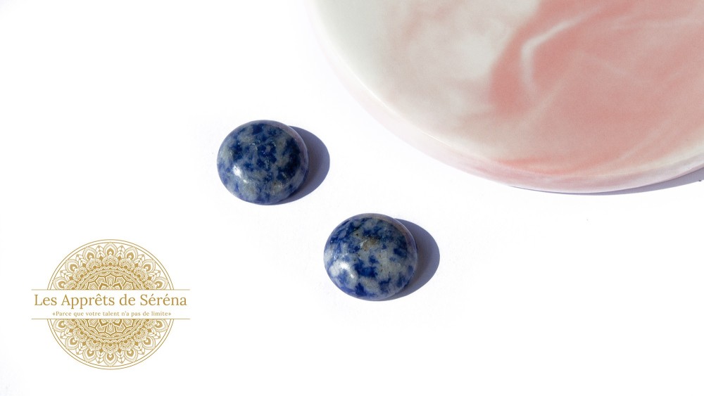 copy of Cabochon 14mm jaspe bleue