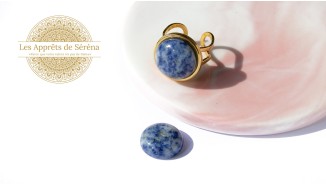 copy of Cabochon 14mm jaspe bleue
