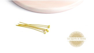 Clous tête boule 32mm