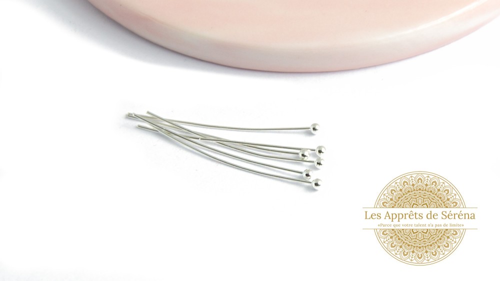 Clous/tiges  tête boule 32mm