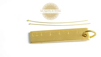 tête boule 70mm en laiton doré