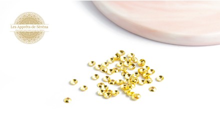 Coupelles pour perles 3mm