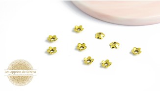 copy of Coupelles pour perles 3mm en laiton doré