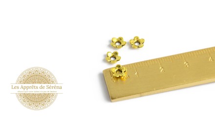 copy of Coupelles pour perles 3mm en laiton doré
