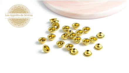 Coupelles pour perles 8mm