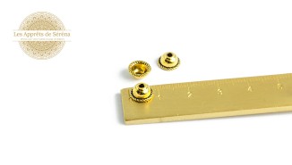 copy of Coupelles pour perles 3mm en laiton doré