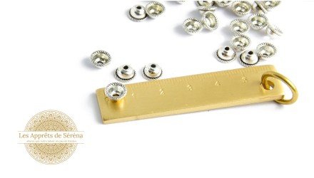 copy of Coupelles pour perles 3mm en laiton doré