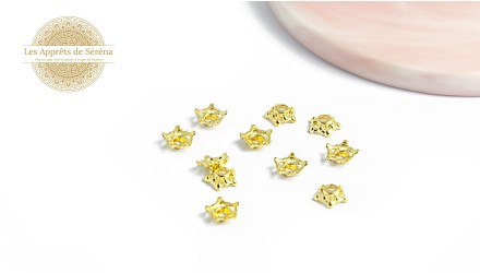 Coupelles filigranes pour perles 7.5mm
