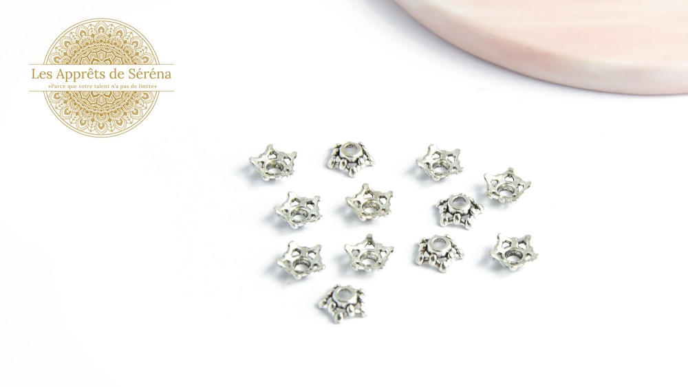 copy of Coupelles pour perles 3mm en laiton doré
