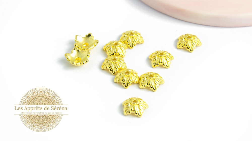 Coupelles feuilles 10mm