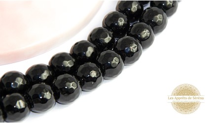 Perles à facettes 10mm jade