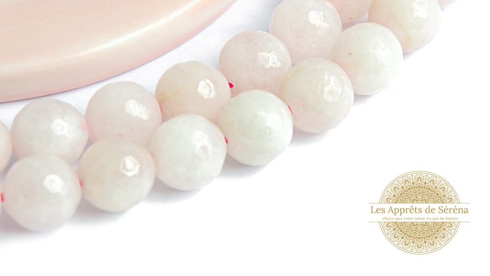 copy of Perles à facettes 10mm agate naturelle teintée bleue
