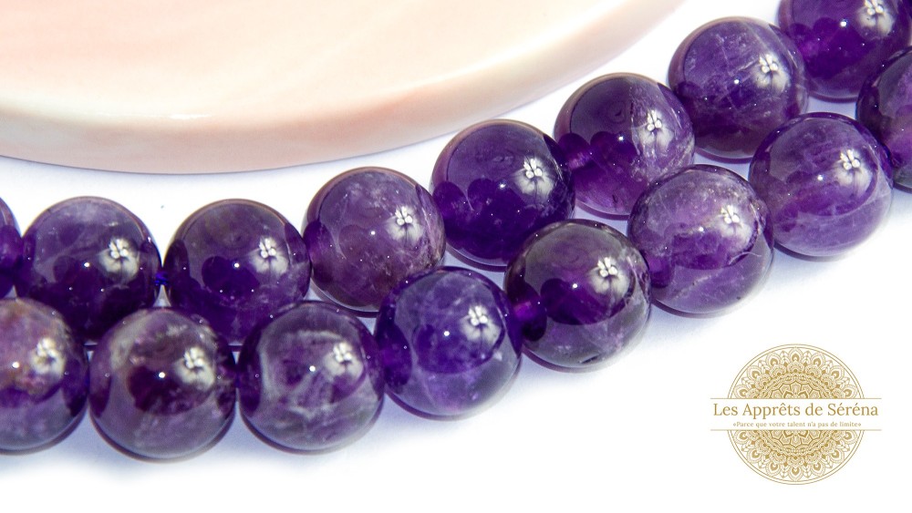 copy of Perles à facettes 10mm agate naturelle teintée bleue