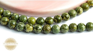 copy of 30 Perles 6mm à facettes en agate bleu à rayures grade A