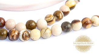 copy of 30 Perles 6mm à facettes en agate bleu à rayures grade A
