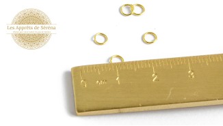 Anneaux de jonction 4x0.5mm en laiton