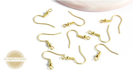 copy of Crochets d'oreilles en laiton doré
