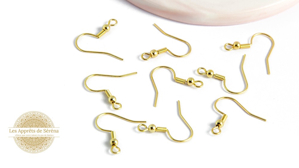 Crochets d'oreilles en acier inoxydable