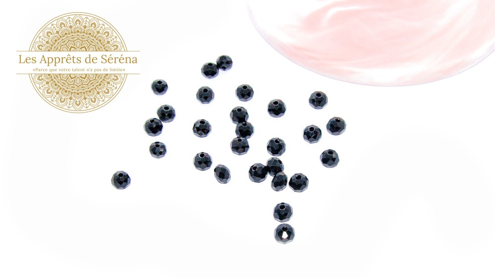 copy of 50 Perles abaques à facettes 8x6mm bleu opale