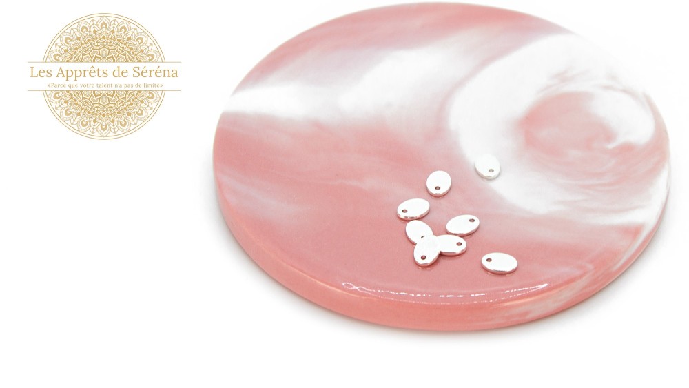 copy of Sequins 7mm acier argent x 10