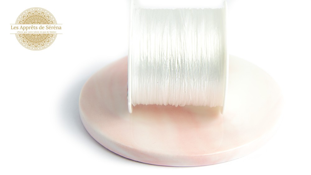copy of Fil cristal Coréen élastique 0.5mm noir X 45 mètres