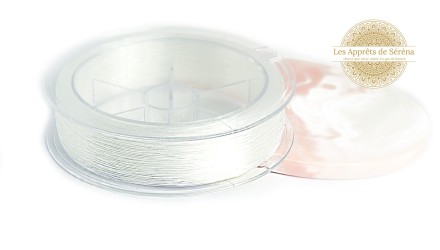 copy of Fil cristal Coréen élastique 0.5mm noir X 45 mètres
